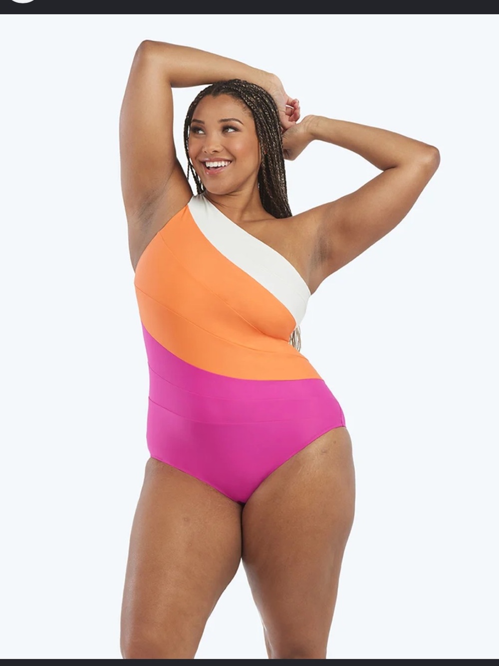 Summersalt The Sidestroke One-Piece Swimsuit Black Size 10 EUC